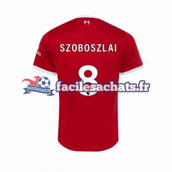 Maillot Liverpool Dominik Szoboszlai 8 2023-2024 Domicile Homme MC