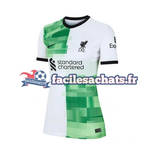 Maillot Liverpool 2023-2024 Extérieur Femme MC