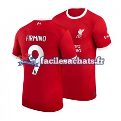 Maillot Liverpool Roberto Firmino 9 2023-2024 Domicile Homme MC