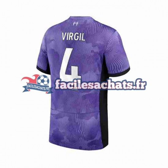 Maillot Liverpool Virgil van Dijk 4 2023-2024 3ème Homme MC