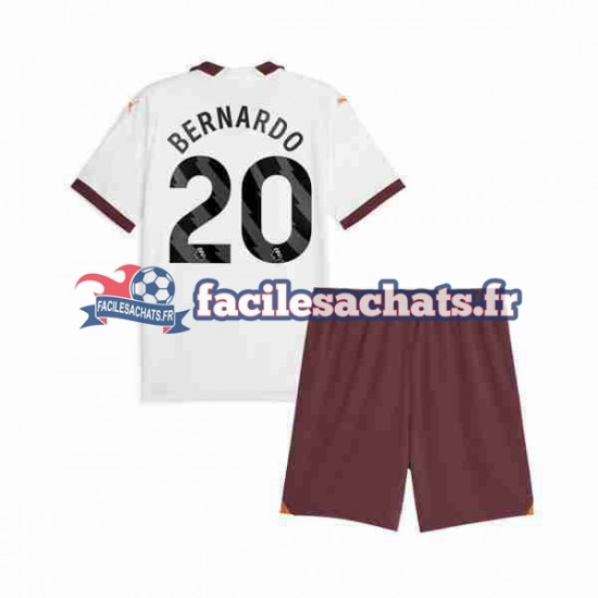 Maillot Manchester City Bernardo Silva 20 2023-2024 Extérieur Enfant MC