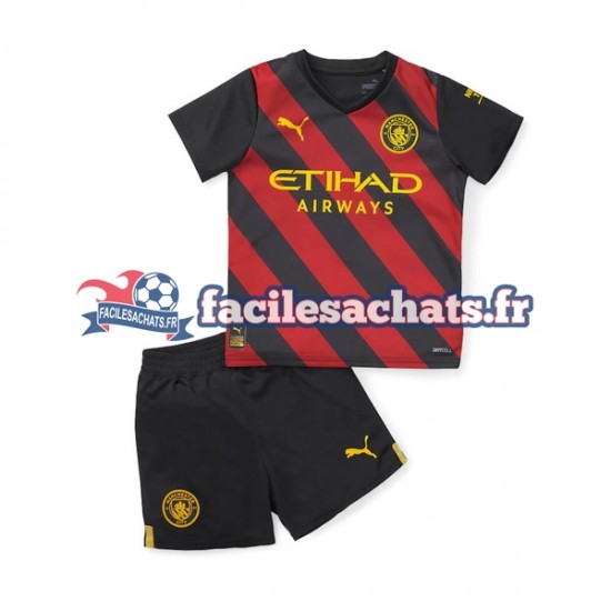 Maillot Manchester City 2022-2023 Extérieur Enfant MC