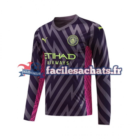 Maillot Manchester City 2023-2024 Gardien Extérieur Homme ML