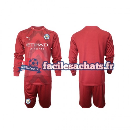 Maillot Manchester City 2022-2023 Gardien Domicile Enfant ML