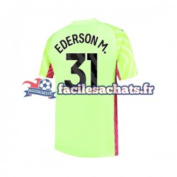 Maillot Manchester City Ederson Moraes 31 2023-2024 Gardien 3ème Homme MC