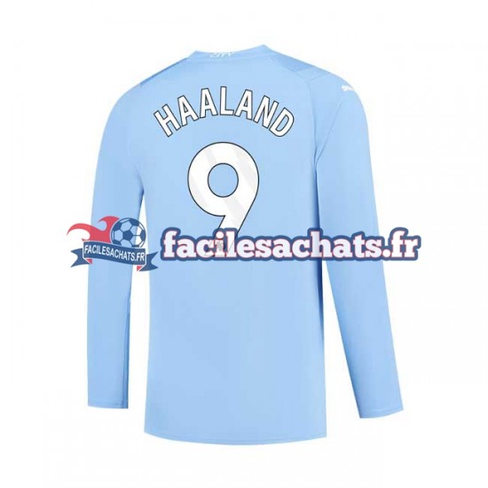 Maillot Manchester City Haaland 9 2023-2024 Domicile Homme ML