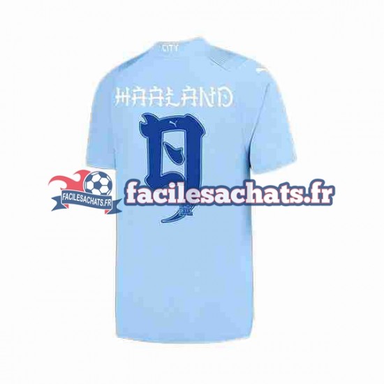 Maillot Japon Manchester City Haaland 9 ese Tour Printing 2023-2024 Domicile Homme MC