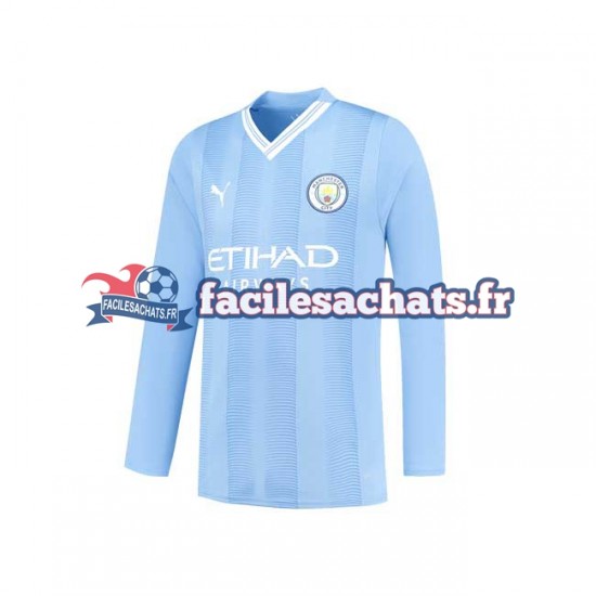 Maillot Manchester City 2023-2024 Domicile Homme ML