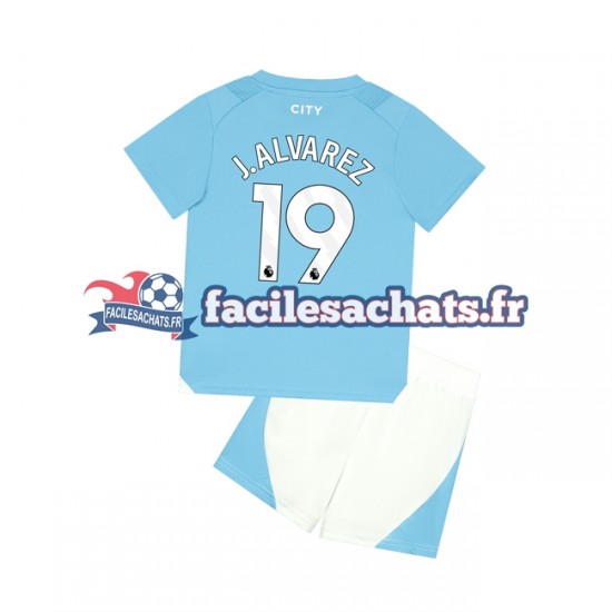 Maillot Manchester City J. ALVAREZ 19 2023-2024 Domicile Enfant MC