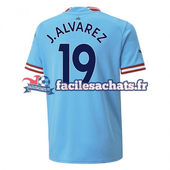 Maillot Manchester City J. ALVAREZ 19 2022-2023 Domicile Homme MC