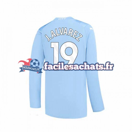 Maillot Manchester City J. ALVAREZ 19 2023-2024 Domicile Homme ML