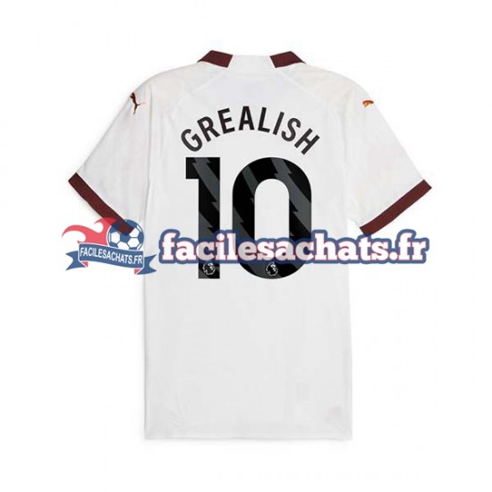 Maillot Manchester City Jack Grealish 10 2023-2024 Extérieur Homme MC