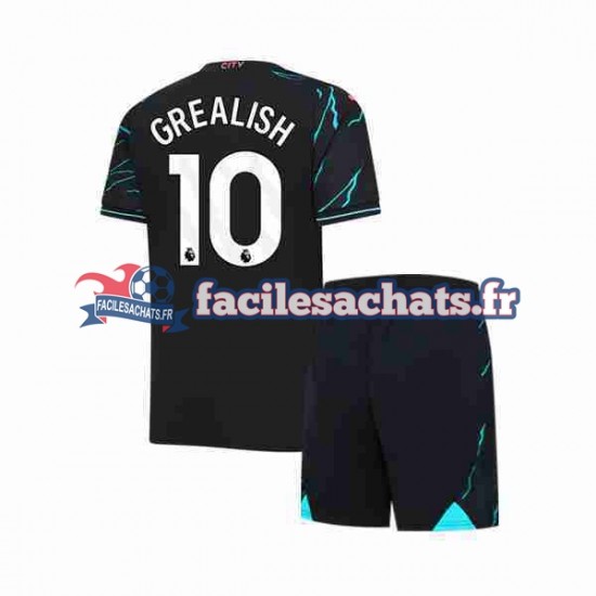 Maillot Manchester City Jack Grealish 10 2023-2024 3ème Enfant MC