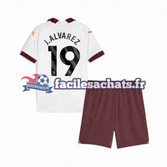 Maillot Manchester City Julian Alvarez 19 2023-2024 Extérieur Enfant MC