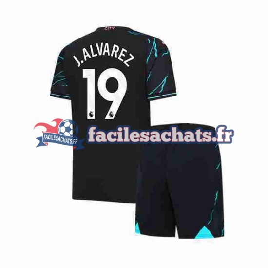 Maillot Manchester City Julian Alvarez 19 2023-2024 3ème Enfant MC