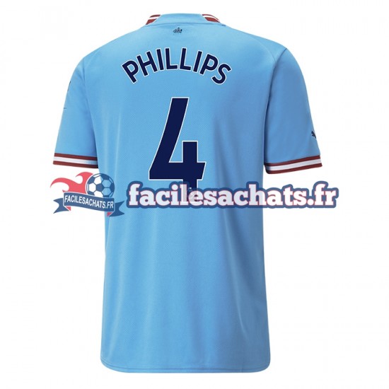 Maillot Manchester City PHILLIPS 4 2022-2023 Domicile Homme MC