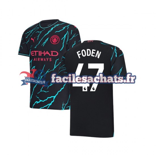 Maillot Manchester City Phil Foden 47 2023-2024 3ème Homme MC