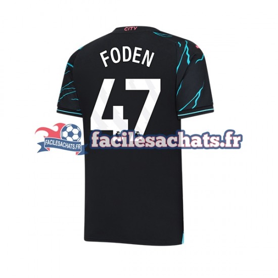 Maillot Manchester City Phil Foden 47 2023-2024 3ème Homme MC