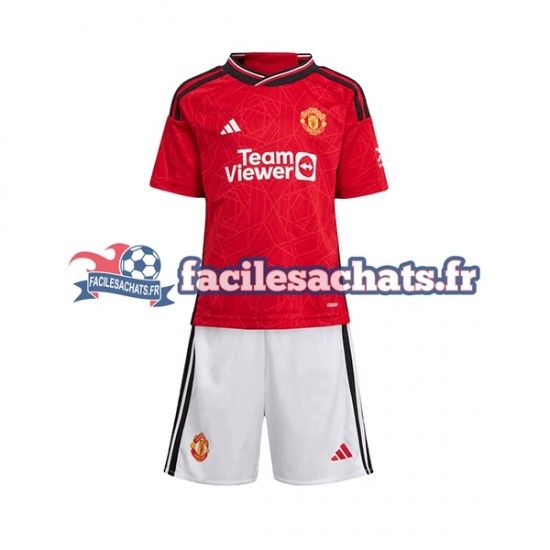 Maillot Manchester United 2023-2024 Domicile Enfant MC