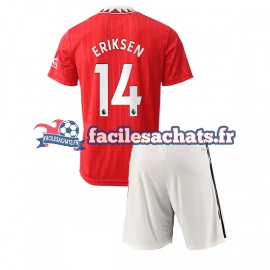 Maillot Manchester United Christian Eriksen 14 2022-2023 Domicile Enfant MC