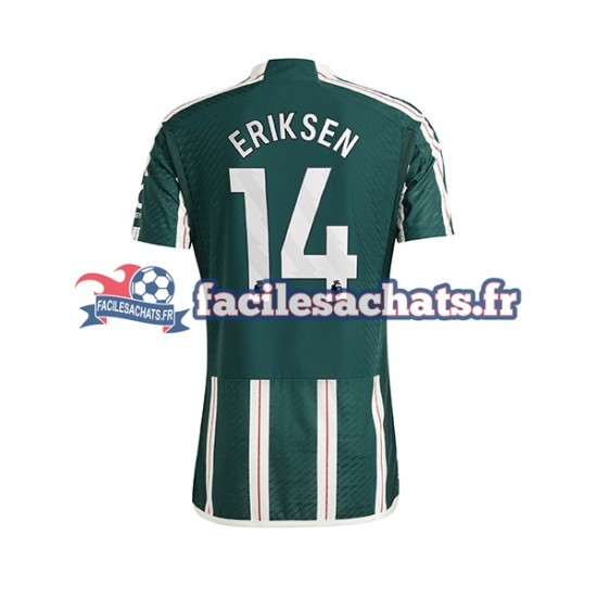 Maillot Manchester United Eriksen 14 2023-2024 Extérieur Homme MC