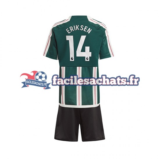 Maillot Manchester United Eriksen 14 2023-2024 Extérieur Enfant MC