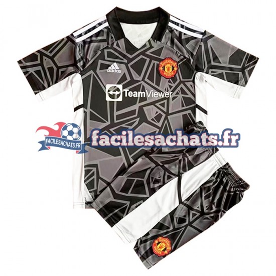 Maillot Manchester United 2022-2023 Gardien Extérieur Enfant MC