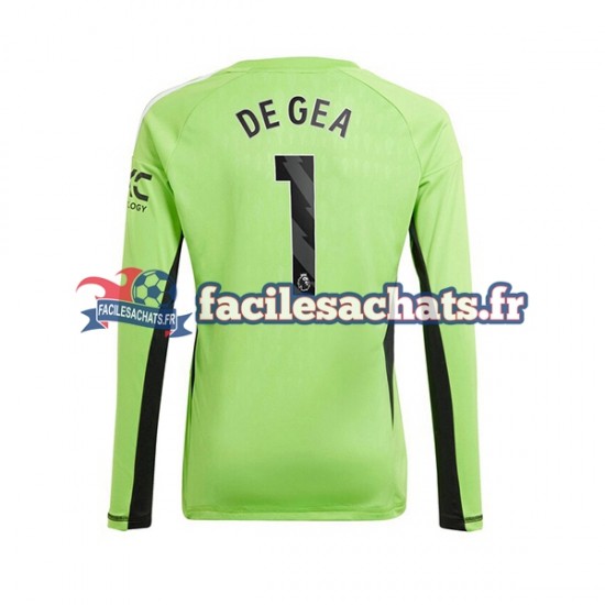 Maillot Manchester United De Gea 1 2023-2024 Gardien Domicile Homme ML