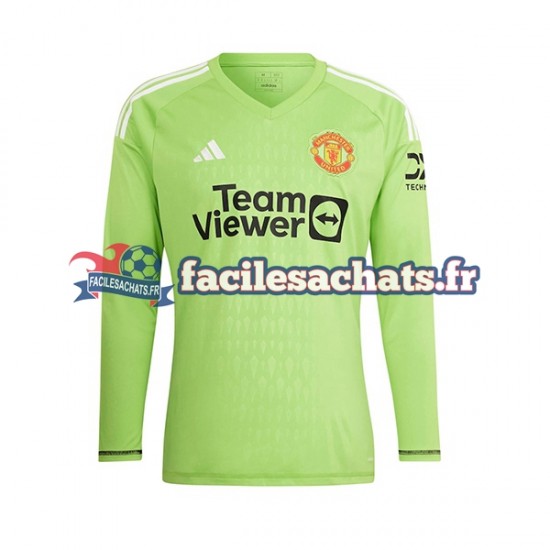 Maillot Manchester United 2023-2024 Gardien Domicile Homme ML