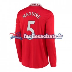 Maillot Manchester United Harry Maguire 5 2022-2023 Domicile Homme ML