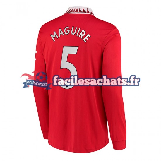 Maillot Manchester United Harry Maguire 5 2022-2023 Domicile Homme ML