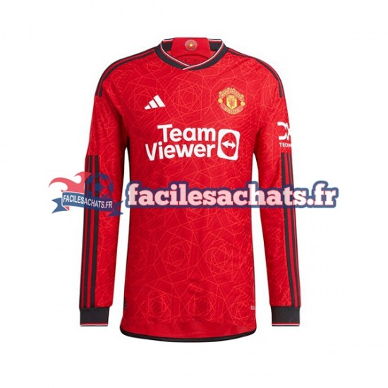 Maillot Manchester United 2023-2024 Domicile Homme ML