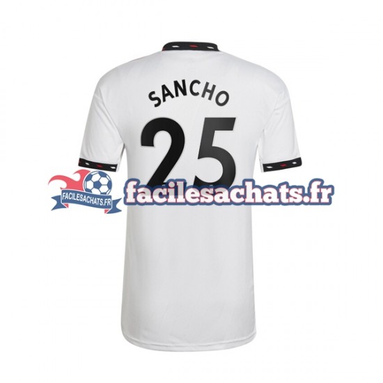 Maillot Manchester United Jadon Sancho 25 2022-2023 Extérieur Homme MC