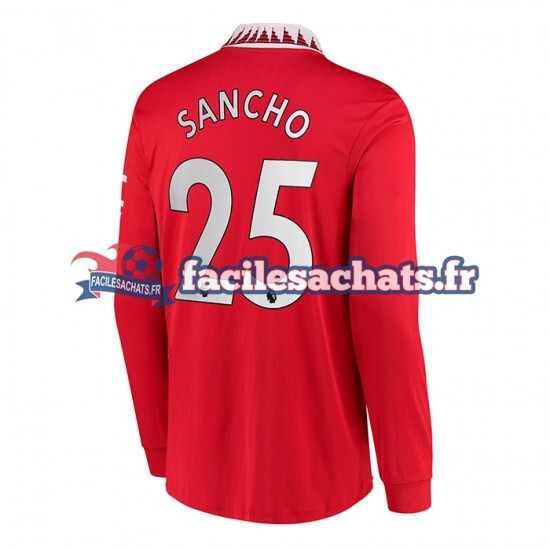 Maillot Manchester United Jadon Sancho 25 2022-2023 Domicile Homme ML