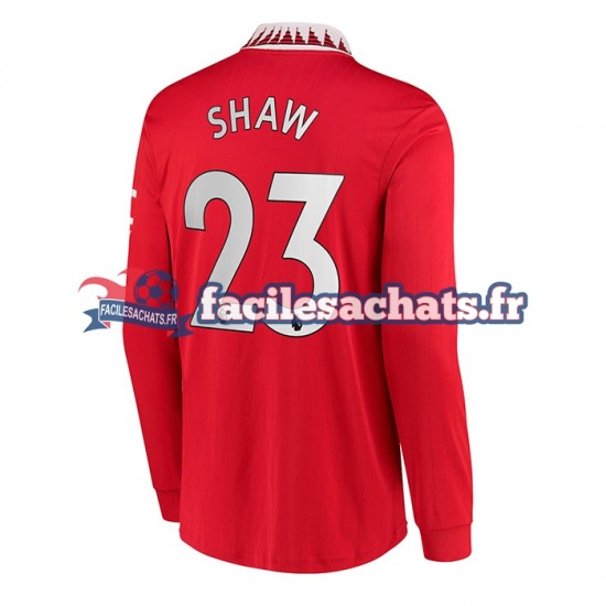 Maillot Manchester United Luke Shaw 23 2022-2023 Domicile Homme ML