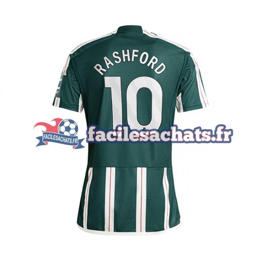 Maillot Manchester United Marcus Rashford 10 2023-2024 Extérieur Homme MC