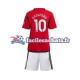 Maillot Manchester United Marcus Rashford 10 2023-2024 Domicile Enfant MC