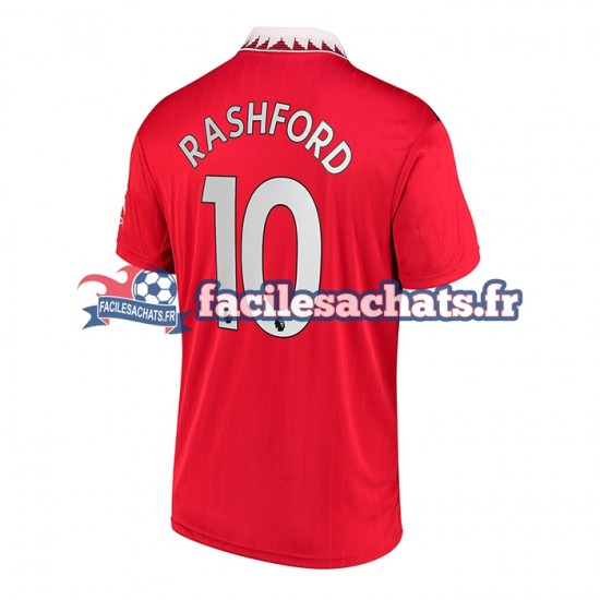 Maillot Manchester United Rashford 10 2022-2023 Domicile Homme MC