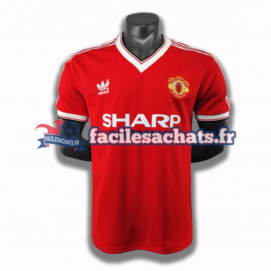 Maillot Manchester United Retro 1983 Domicile Homme MC