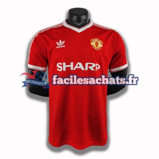 Maillot Manchester United Retro 1984 Domicile Homme MC