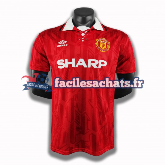 Maillot Manchester United Retro 1994 Domicile Homme MC