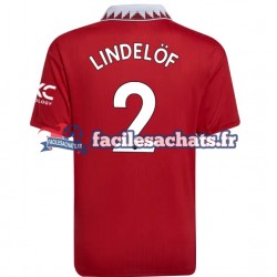 Maillot Manchester United Victor Lindelof 2 2022-2023 Domicile Homme MC