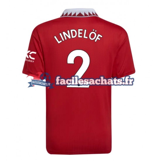 Maillot Manchester United Victor Lindelof 2 2022-2023 Domicile Homme MC