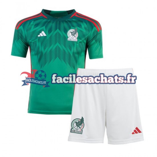 Maillot Mexique World Cup 2022 Domicile Enfant MC