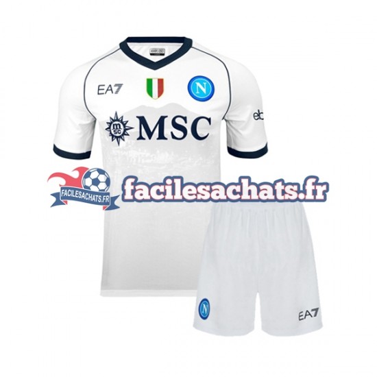 Maillot Naples 2023-2024 Extérieur Enfant MC