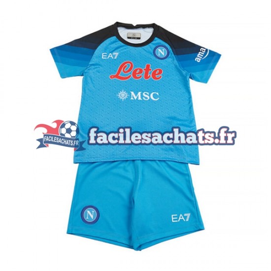 Maillot Naples 2022-2023 Domicile Enfant MC