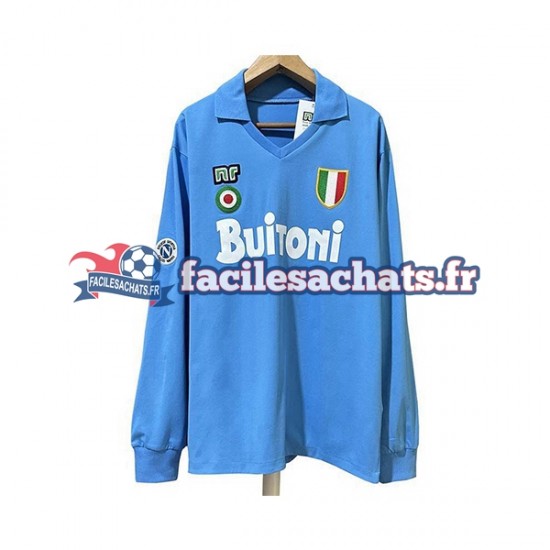 Maillot Naples Retro 1987 1988 Domicile Homme ML