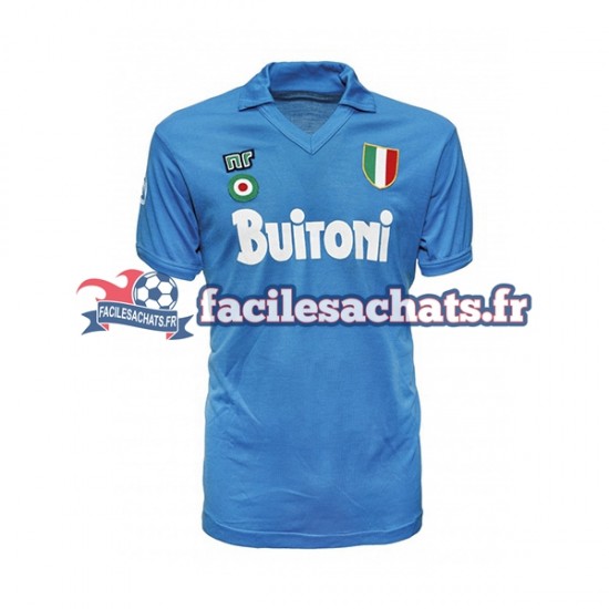 Maillot Naples Retro 1987 1988 Domicile Homme MC