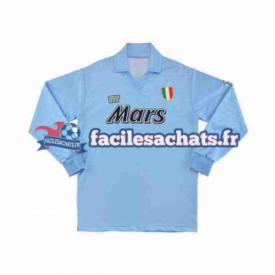 Maillot Naples Retro 1990 1991 Domicile Homme ML