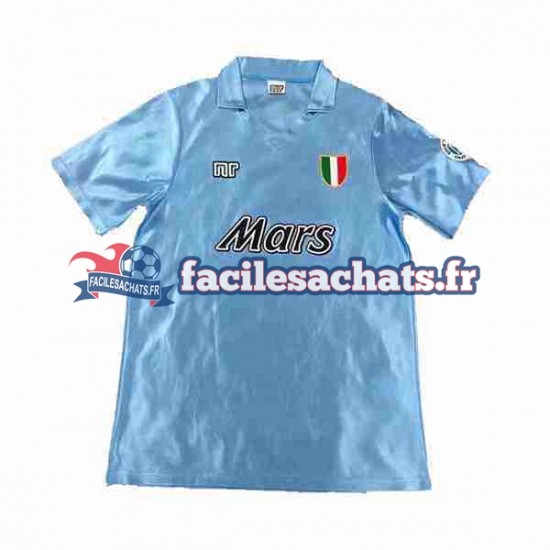 Maillot Naples Retro 1990 1991 Domicile Homme MC